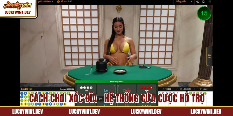 Cách chơi Xóc Đĩa - Hệ thống cửa cược hỗ trợ