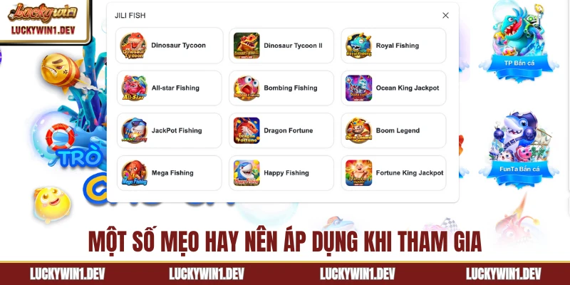 Một số mẹo hay nên áp dụng khi tham gia
